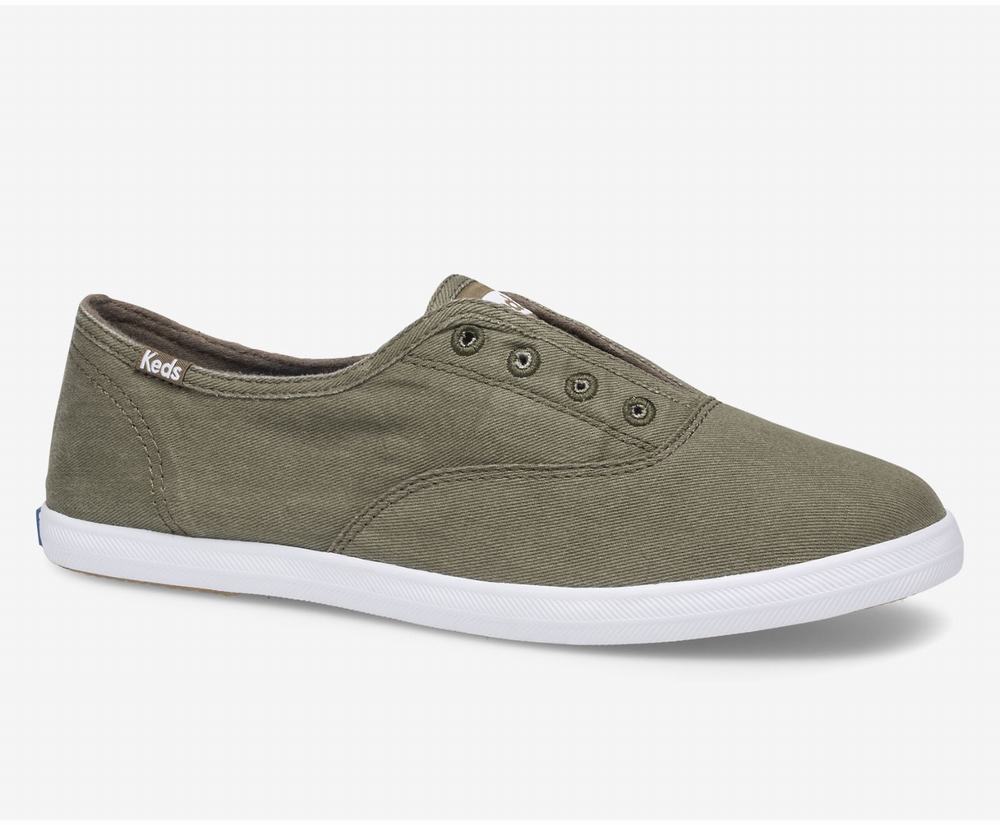 Women's Keds CHilax Washable Slip Ons Grey 2097614SU - South Africa